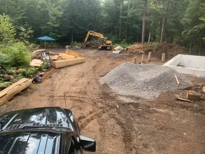 Excavation and lot clearing, driveways, licensed septic designer and install. Georgian bay and musko...