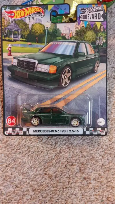 2023 Hot Wheels Premium Mercedes Benz 190 E 2.5-16 Boulevard #84, View more