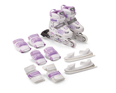 Youth Ultra Wheels Switchers Ice/Inline Skates with Pads, View more