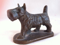 bronze schnauzer figurine(Scottish Terrier)