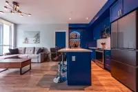 Custom Design 2 Bed Condo with furniture for sale & Airbnb ready