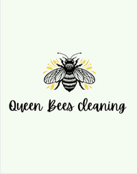 Queen bees cleaning 