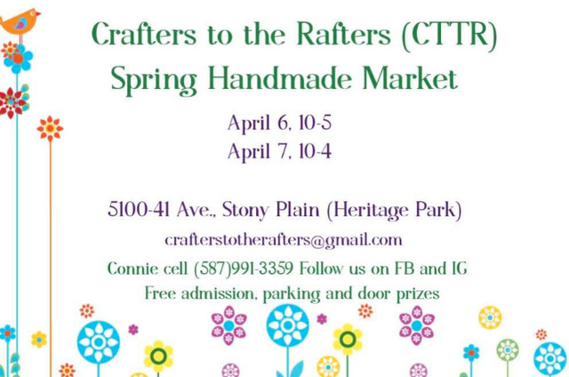 Crafters to the Rafters Spring Handmade Market (CTTR) in Events in Edmonton