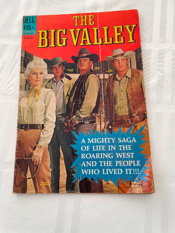 Dell Comics The Big Valley 1966. in Comics & Graphic Novels in Oakville / Halton Region