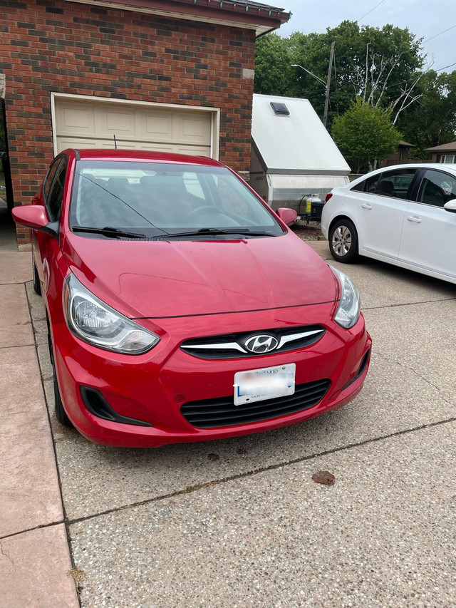 2013 Hyundai Accent Hatchback in Cars & Trucks in Brantford