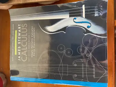 James stewart calculus textbooks. Good condition