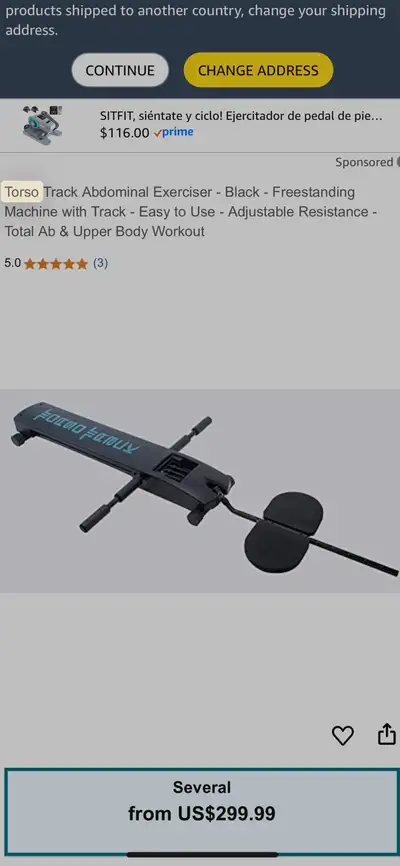 Torsotrack exercise machine , View more
