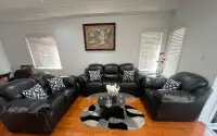 Leather Sofa Set for Sale