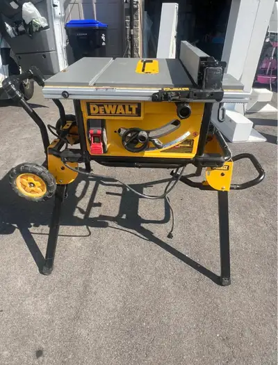 Dewalt table saw with Stand DWE7491, View more