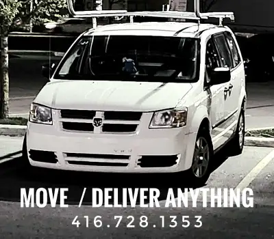 1 Man & 1 Minivan • Small Moves • Marketplace / Kijiji Purchases • Students & Newcomers • Moving Hel...