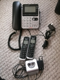 AT&t home phone with cordless set like new 