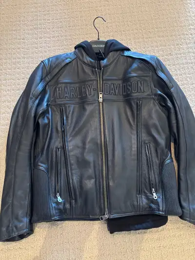 Harley Davidson Leather Riding Jacket, View more