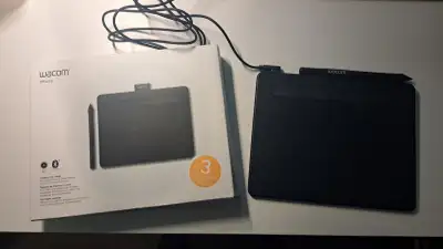 Tablette graph. 6 po x 3,7 po avec stylet Intuos 3D Wacom, View more