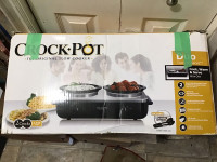 Crock-Pot SCRBC505-BS Duo 2.5- Quart Buffet Server Slow Cooker