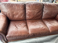 Genuine Leather Sofa set.