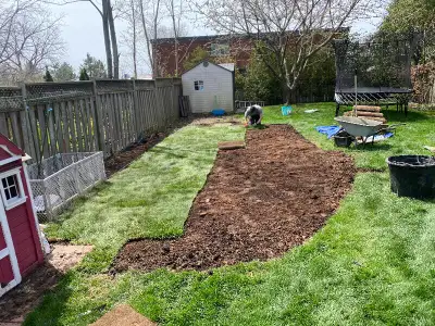Sod removal and install