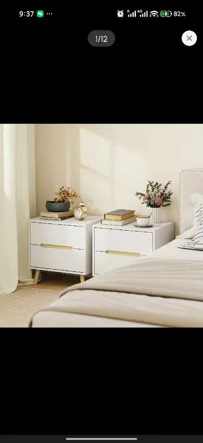 Modern 2-Drawer Nightstand , View more