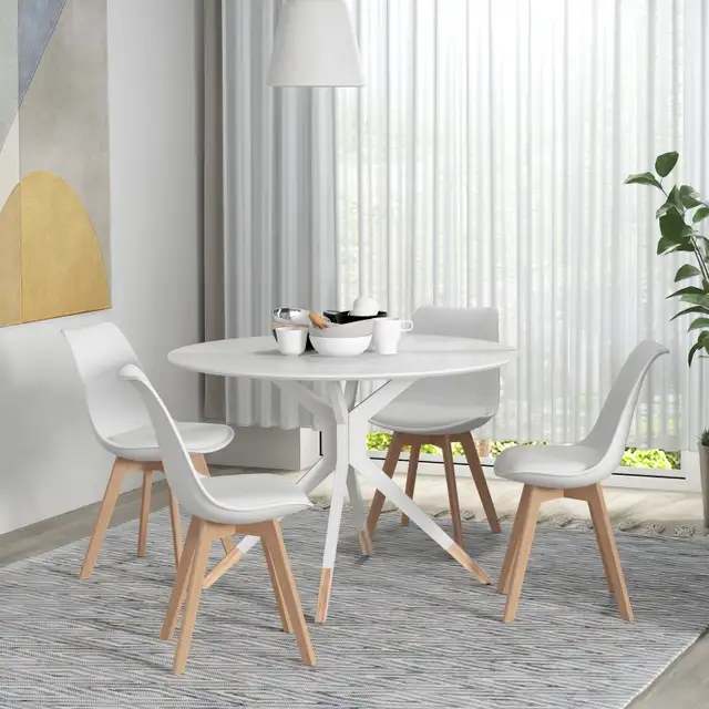 Dining Table Chairs, Rubber Wood Kitchen Table Chairs in Chairs & Recliners in Markham / York Region - Image 8
