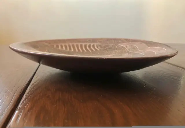 Heavy Stone Fish Africa Art Plate Dish Shallow Bowl Decor  in Arts & Collectibles in Calgary - Image 8