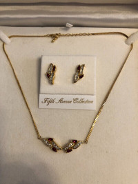 Fifth Avenue Necklace and Earrings Set