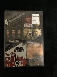 DVD 4 film brand new Martin Scorsese collection