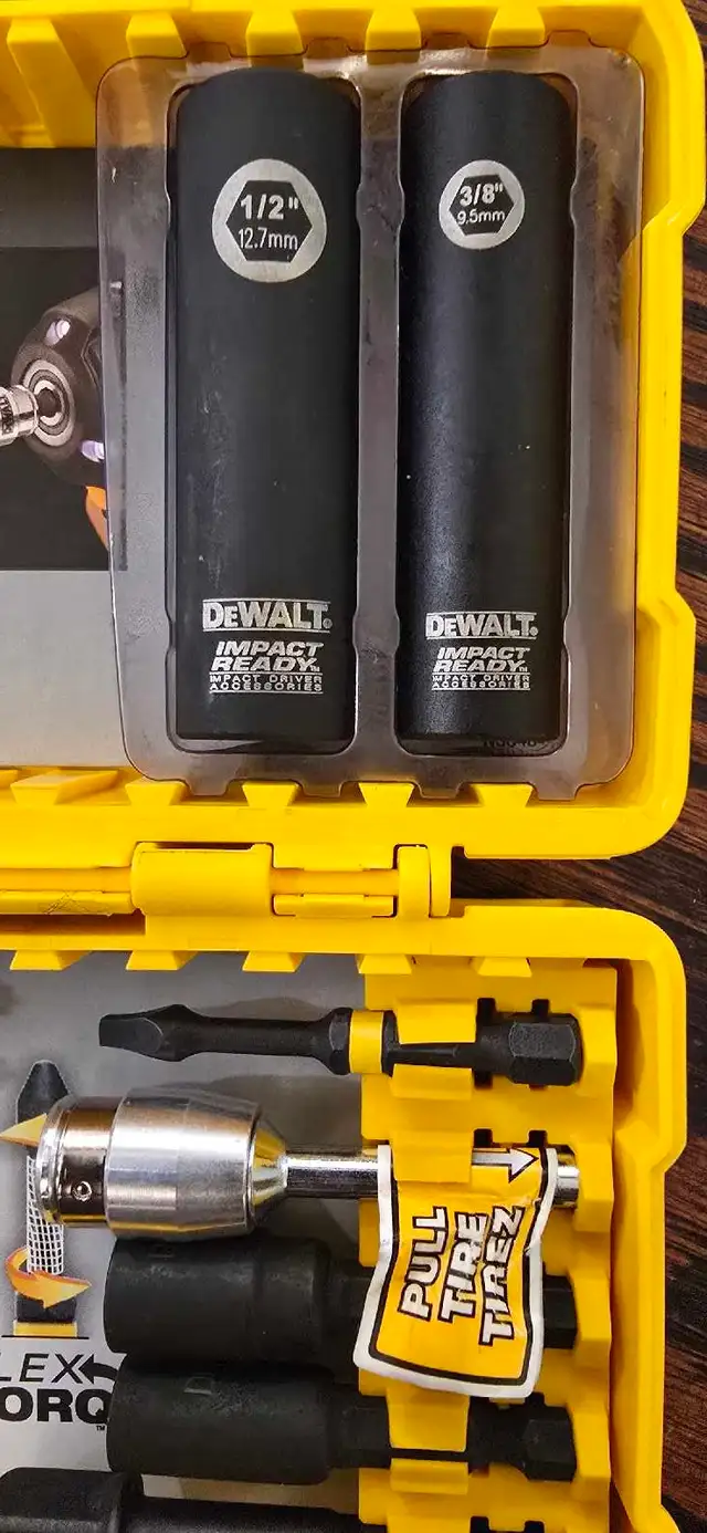 DeWalt 20 pcs Flex Torq Impact Set, Hex Shank, Magnetic in Other in Kitchener / Waterloo - Image 6