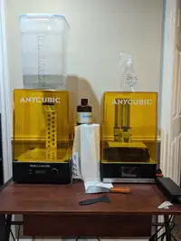 Anycubic mono x 6k with wash and cure plus with 2 kg of resin 