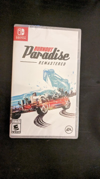 Burnout Paradise Remastered New SEALED Switch game