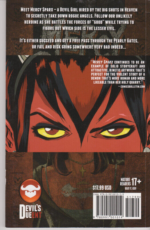 Devils Due Publishing - Mercy Sparx TPB #1 (Jan 2014). in Comics & Graphic Novels in Oshawa / Durham Region - Image 2