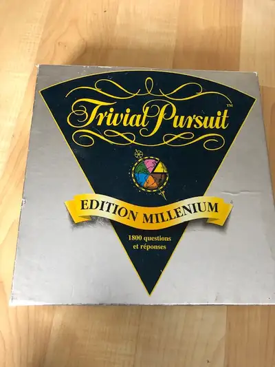 Trivial Pursuit Edition Millenium - $20 French version, View more