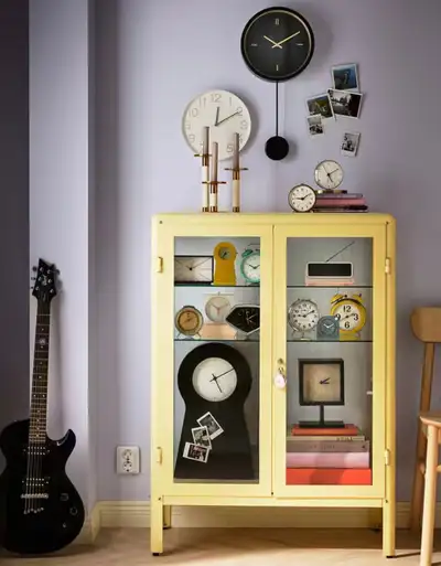 IKEA FABRIKÖR Glass-door cabinet, View more