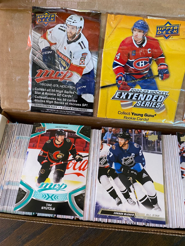 800 22-23 Upper Deck Hockey Card Singles in Arts & Collectibles in Chatham-Kent - Image 3