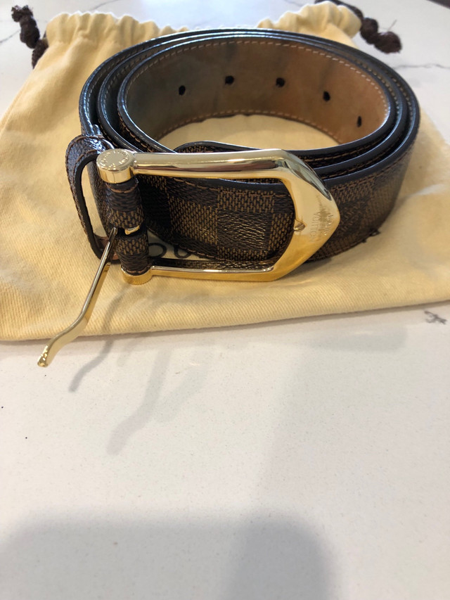 Authentic Louis Vuitton belt - Size 90/36, Dust Bag and Box incl, Men's, Calgary