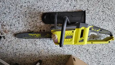 Ryobi 14in Chainsaw  - does not work.  For parts, View more