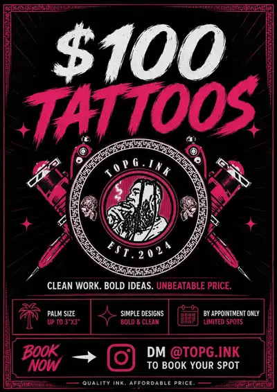 100 tattoos, View more