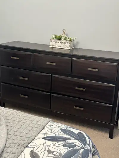 Ashley dresser, matching mirror and night stand, View more