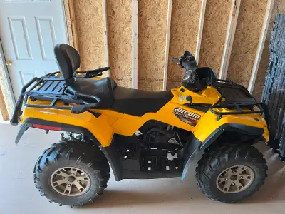 2007 Can-Am Outlander 400 High Output (H.O.) Two seater max chassis (long wheelbase) Front winch Sel...