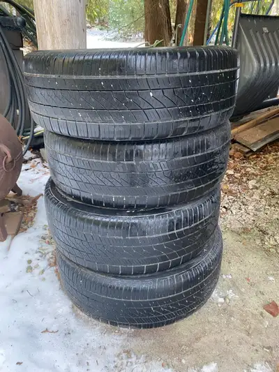 4 All Season Continental 205 / 55 R16 Tires on Rims, still a lot of life left or Rims for Winters Lo...