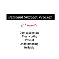 Experienced PSW Available for Casual Support