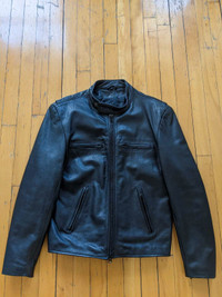 Manteau de moto Bazik Noir Collection pour hommes gr S