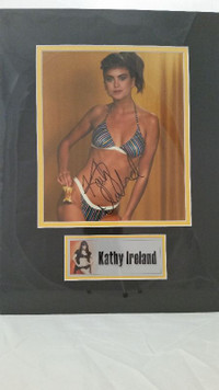 Signed photo of Kathy Ireland w/COA