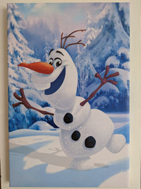 Frozen Olaf Canvas Print