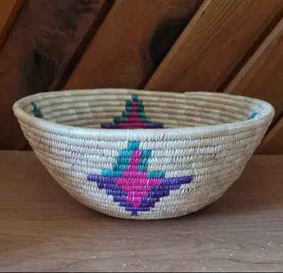 Handwoven Tribal Basket, View more