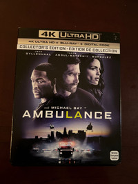 Ambulance 4K ultra HD & Blu-ray collector’s edition 20$