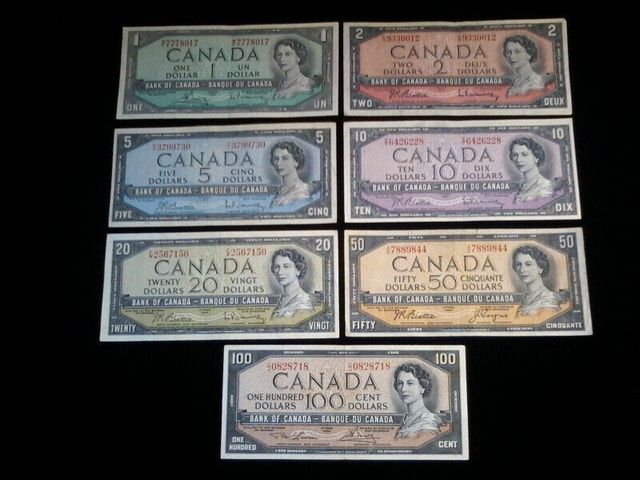 Canadian Paper Money Collector's BANKNOTE SETS (1954 - 2001)!! | Arts ...