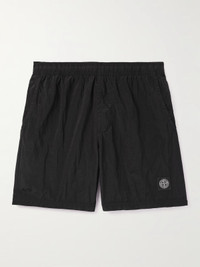Stone Island nylon shorts black size S