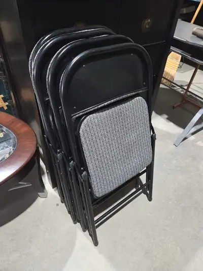 Walmart Metal Folding Chairs - 4 Available, View more