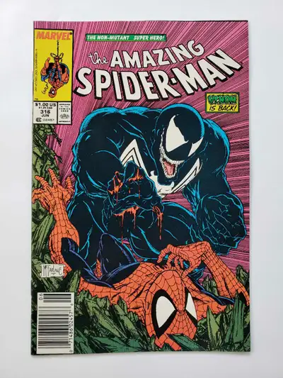 Amazing Spider-Man Vol 1 316 Newsstand (1989) comic book, View more