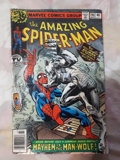 Amazing Spider-Man #190 Man-Wolf March 1979, View more