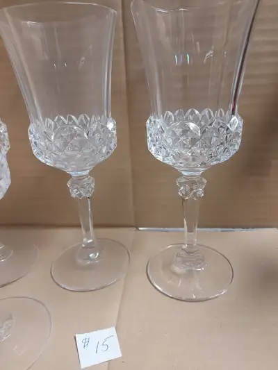 cristal wine glasses, View more